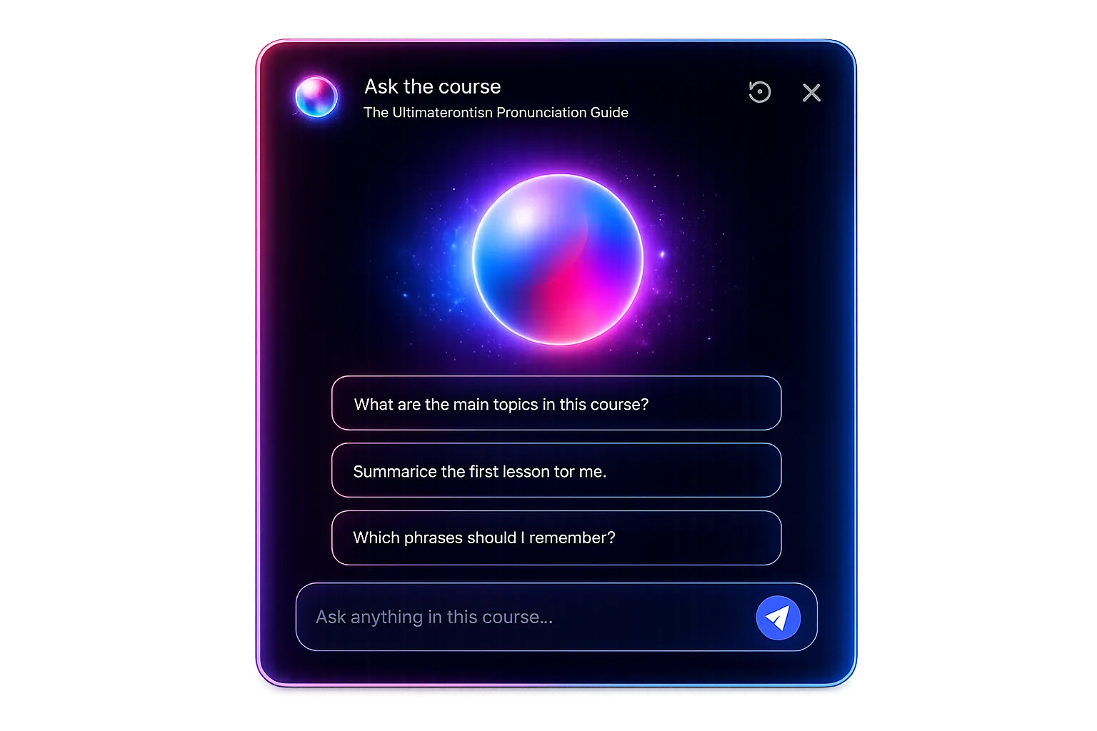 AI Tutor — inside every lesson