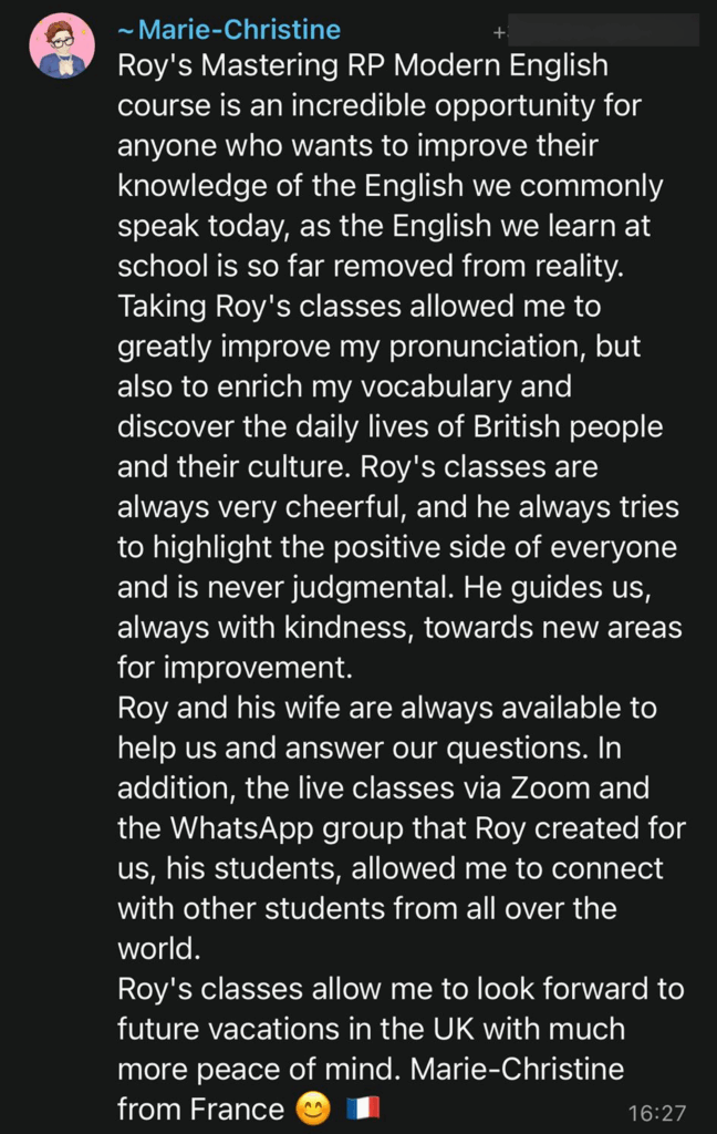 Student testimonial 7