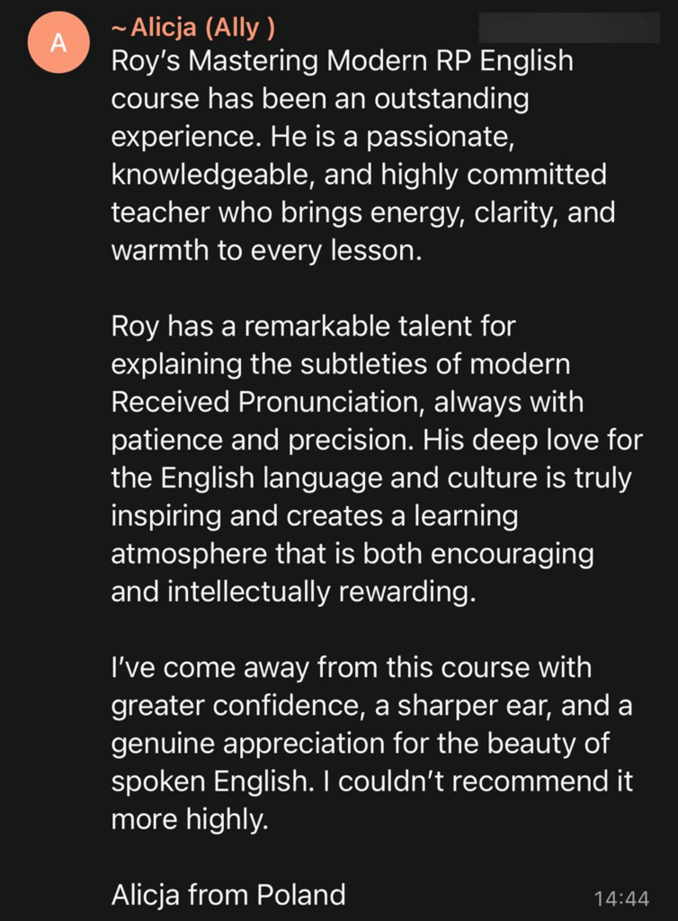 Student testimonial 13