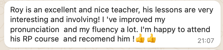 Student testimonial 12